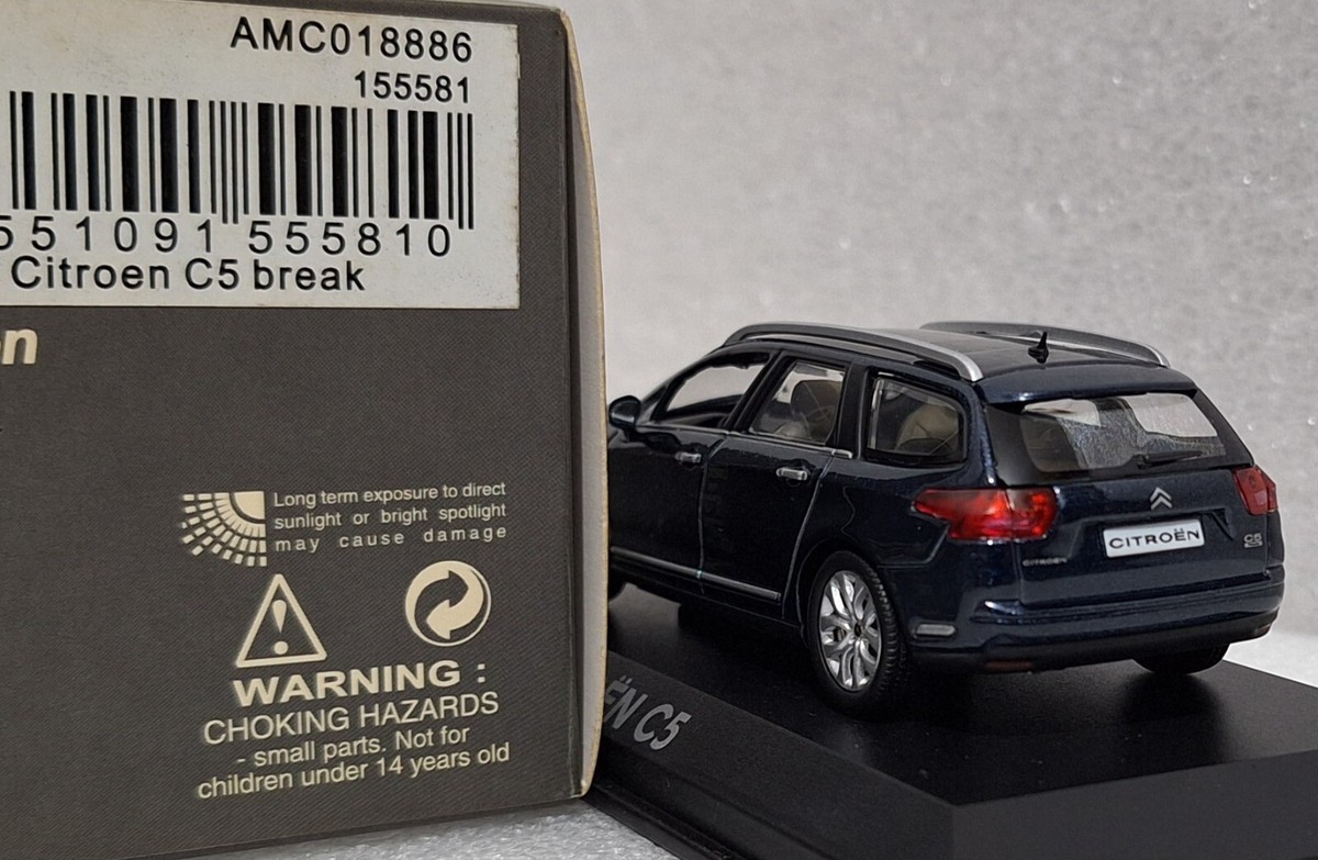 norev Citroen C5 Break 2008 (Metallic Dark Blue) (1/43 scale model