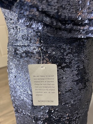 Robe à Paillettes C/MEO COLLECTIVE – Taille S Bleu Marine – Neuf Sans étiquette