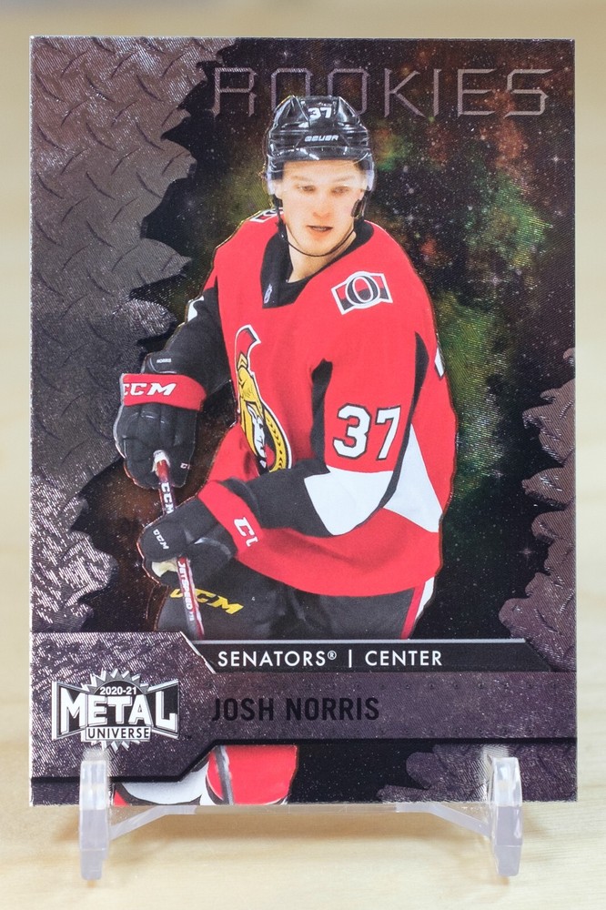 2020-21 Skybox Metal Universe Rookies #127 Josh Norris - Ottawa Senators
