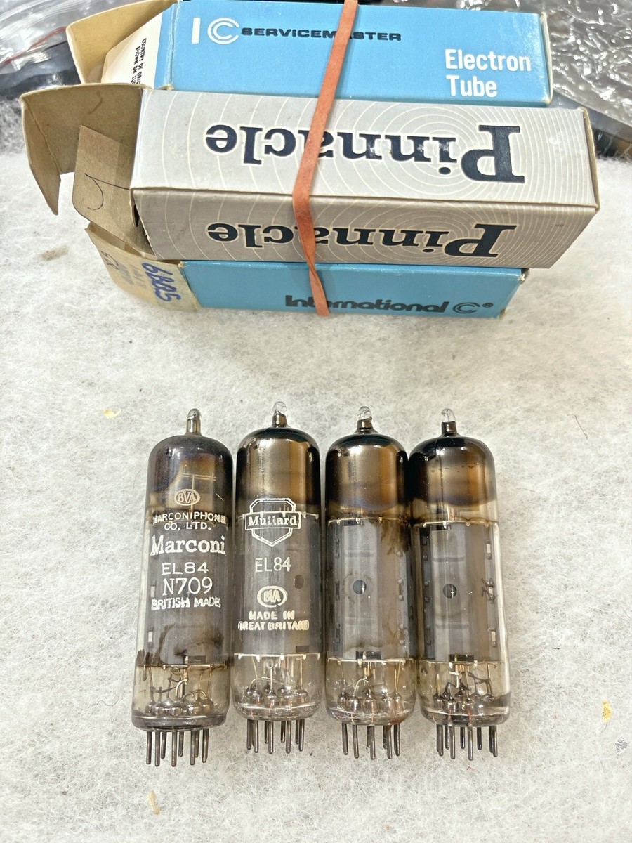 Mullard EL84 6BQ5 Square Getter Excellent Testing Values Matched