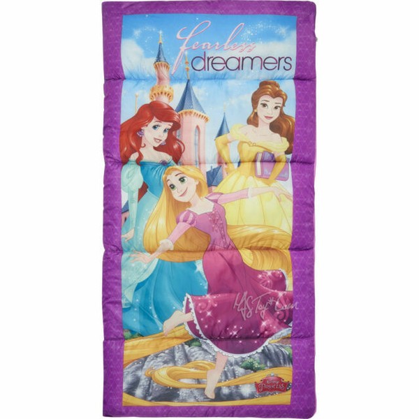 Disney Princess Kids Camping Sleeping Bag Belle Ariel Rapunzel for sale