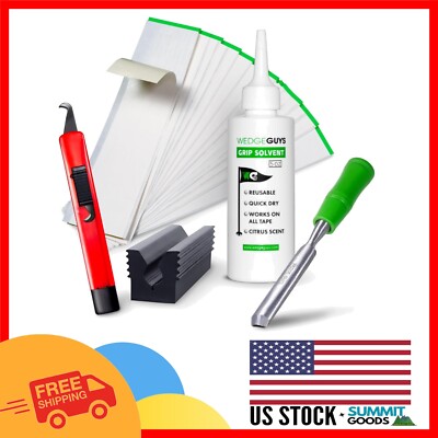 Golf Regripping Kit: 15 Strips, Durable Tools, User-Friendly Design