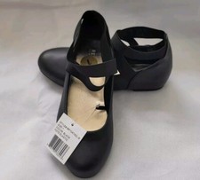 Kenneth Cole Reaction Tap Strappy Fashion Flats Shoes girls Size 1 Black NWT 