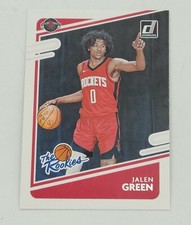 2021-22 Donruss Basketball Jalen Green The Rookies Insert Base #2 Rockets RC