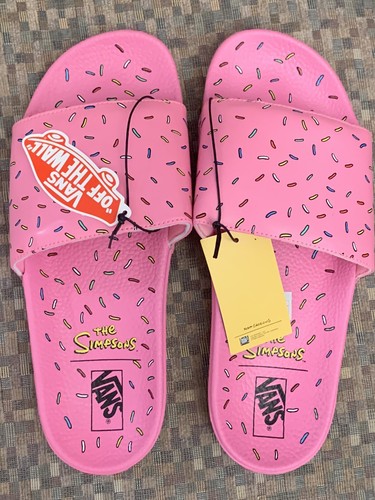 vans simpsons flip flops