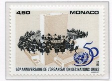 PHOTO CONTRACTUELLE TIMBRE MONACO NEUF N° 2009E ** ORGANISATION DES NATIONS UNIS