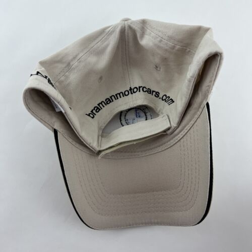 BMW Baseball Hat StrapBack Cap Cream Outdoor Casual Adjustable Braman Motors - Picture 14 of 14