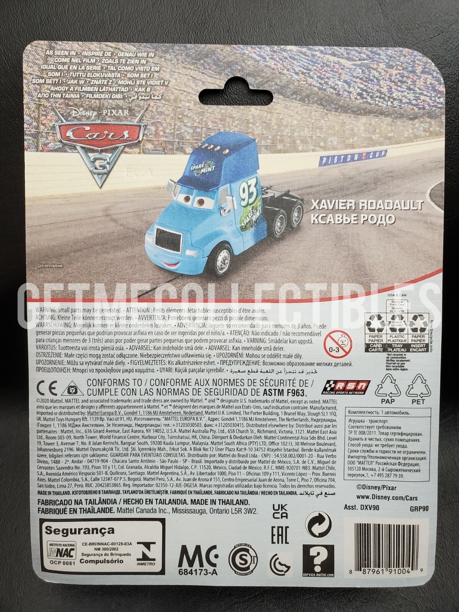 Pixar DISNEY PIXAR CARS XAVIER ROADAULT SPARE O MINT CAB DELUXE 2021