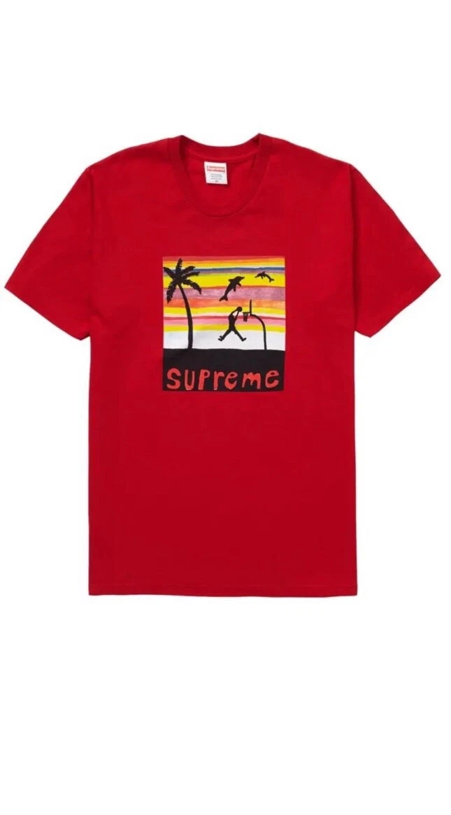 Supreme 21SS Dunk Tee Rouge M   Neuf dans son sac 100% authentique TAILLE MEDIUM