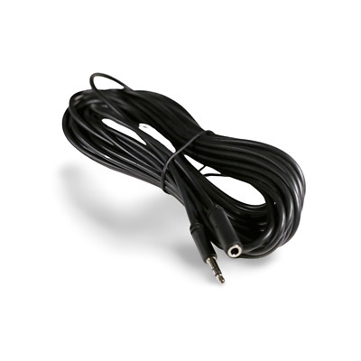 25ft Stereo Extension Cable 3.5mm Plug Jack Male to Female - Black
