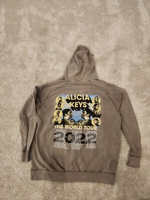 Alicia Keys 2022 The World Tour Hoodie Official Issue XL