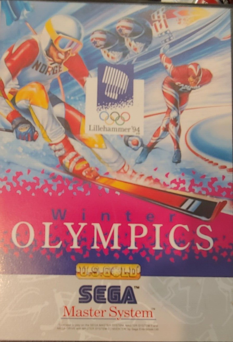 Winter Olympics (1990) Sega Master System (Modul, Box) working classic-game