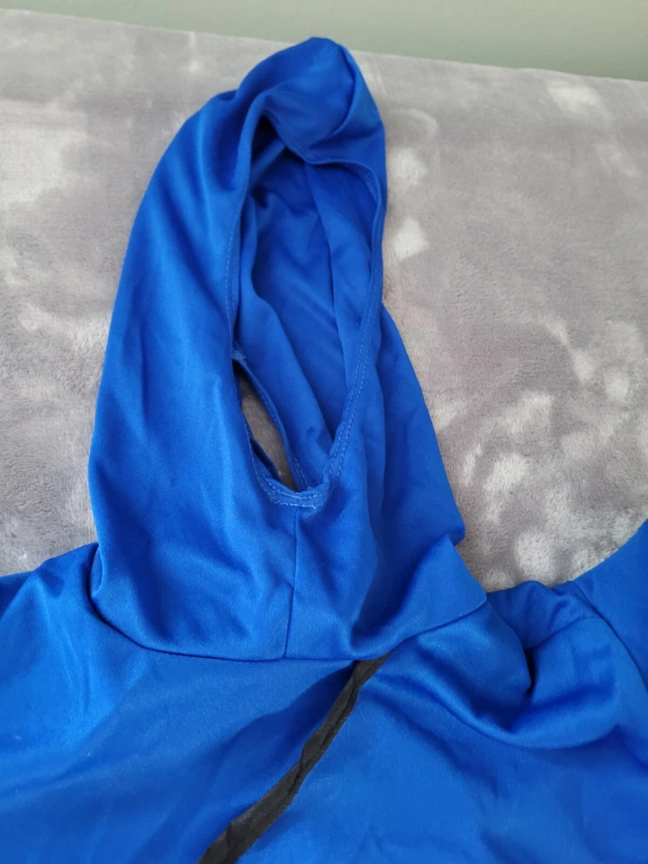 Disfraz de Halloween de ninja azul para niños talla 10-12 disfraces de California Foto 4 de 4