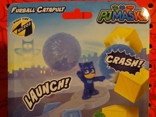 2020 PJ Masks Figuren Gekko Catboy Furball Katapultwerfer Night Time Micros - Bild 5 von 8