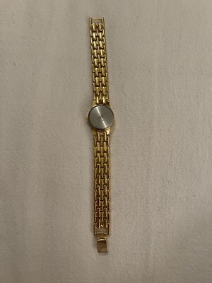 Classic Gold color Round Quartz Watch WCHRA40 - Little Circle Gold Watch – Los Angeles Apparel main image 3