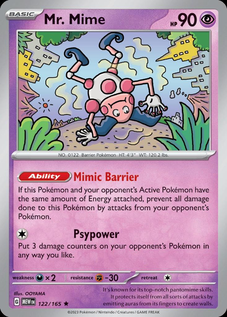 Pokemon Mr. Mime (122/210) 151 NM HOLO | eBay