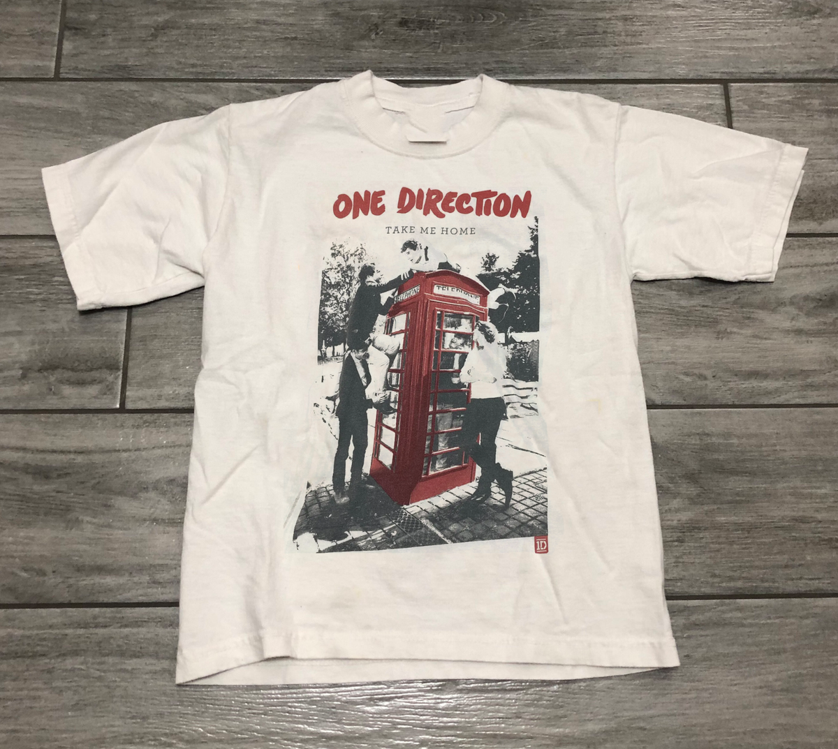 2013 Vintage ONE DIRECTION Take Me Home Tour Unisex All size White Shirt  FN253
