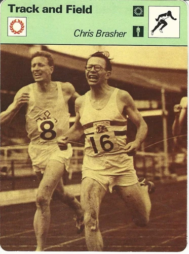 1977-79 Sportscaster Card, #70.18 Track, Chris Brasher