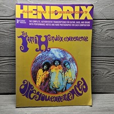 JIMI HENDRIX Are You Experienced-Recorded Version-1989-Guitar Bass Drm-Song Book