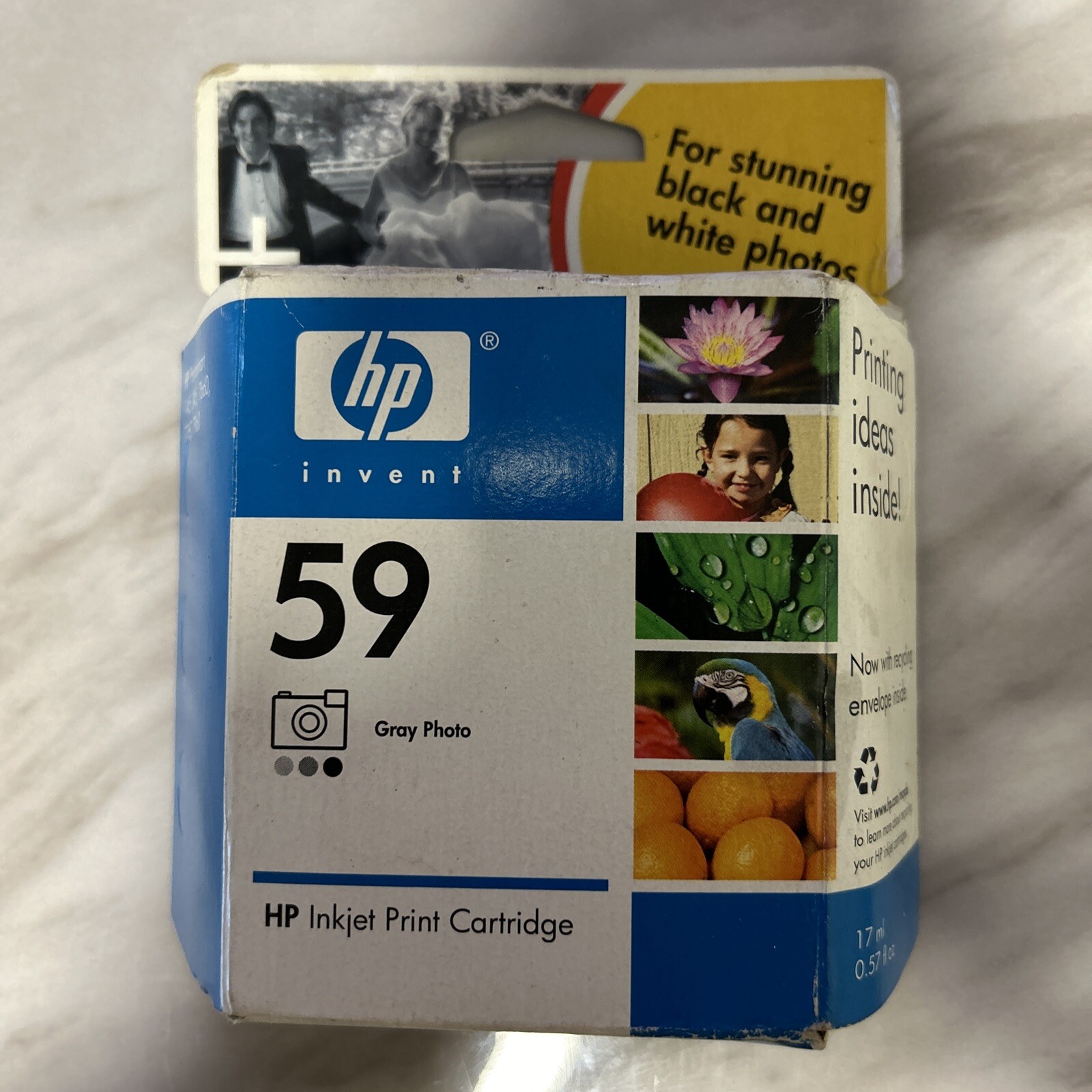 Hb Ink59 Printer HP 59 C9359A C9359AN Gray Photo Ink Cartridge Carton 2/2006 for sale ...