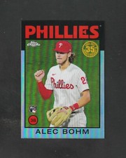 2021 Topps Chrome 1986 Refractor Eric Bohm RC #14