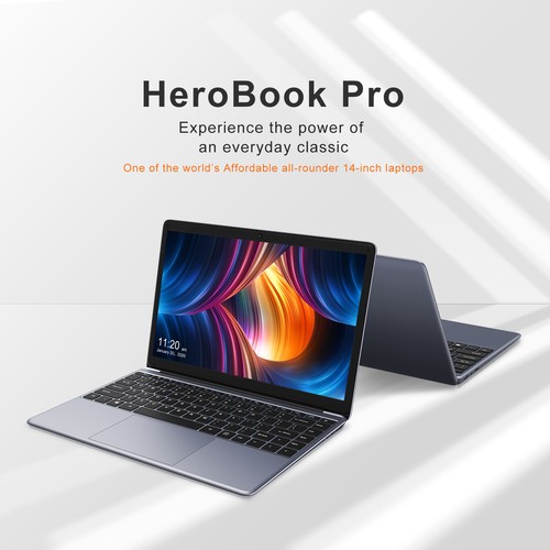 CHUWI- 13.3" Laptop - Intel Celeron 2.8GH- 8GB Memory - 256GB SSD-HDMI Gray - Picture 2 of 20