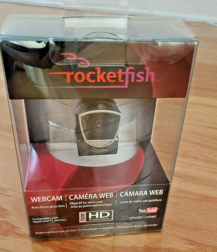 Rocketfish RF-HDWEB 720p HD Camera Webcam Cam Skype YouTube Auto Focus - Image 4 of 4