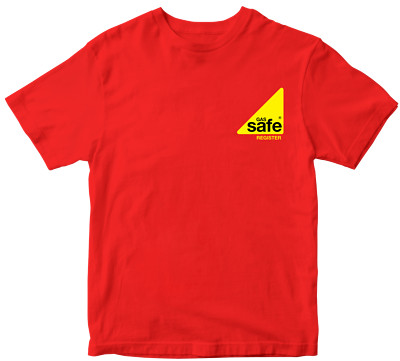 Gas Safe Register T-shirt Engineer Work wear Staff Men Plumber GAS Fitter Top