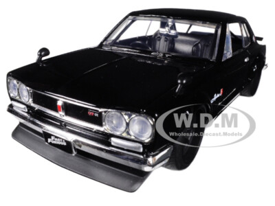BRIAN'S NISSAN SKYLINE 2000 GT-R RHD BLACK FAST & FURIOUS 1/24 CAR