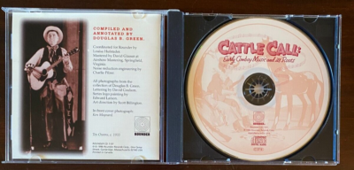 ★希少品★Cattle Call: Early Cowboy Music CD CATTLE CALL: Early Cowboy Music and Its Roots (CD) | eBay