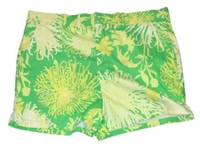 Men's Vintage Lilly Pulitzer MENS STUFF Palm Beach Yellow Green Shorts Swim 36