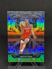Brittney Sykes 2024 Select WNBA Concourse #3 Silver Prizm Washington Mystics