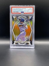 2022 Bowman Chrome Roberto Campos Gold Refractor Invicta #/50 PSA 10 GEM MINT