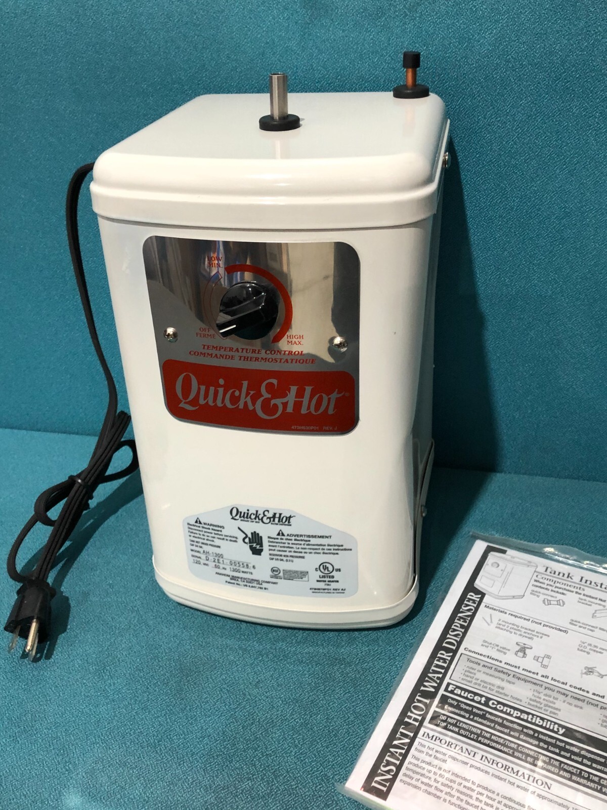 Waste King AH-1300-C Quick and Hot Instant Hot Water Tank for sale online |  eBay