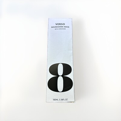 VERSO Nourishing Mask with Ceramides 3.38 oz Hydrating Facial Mask New