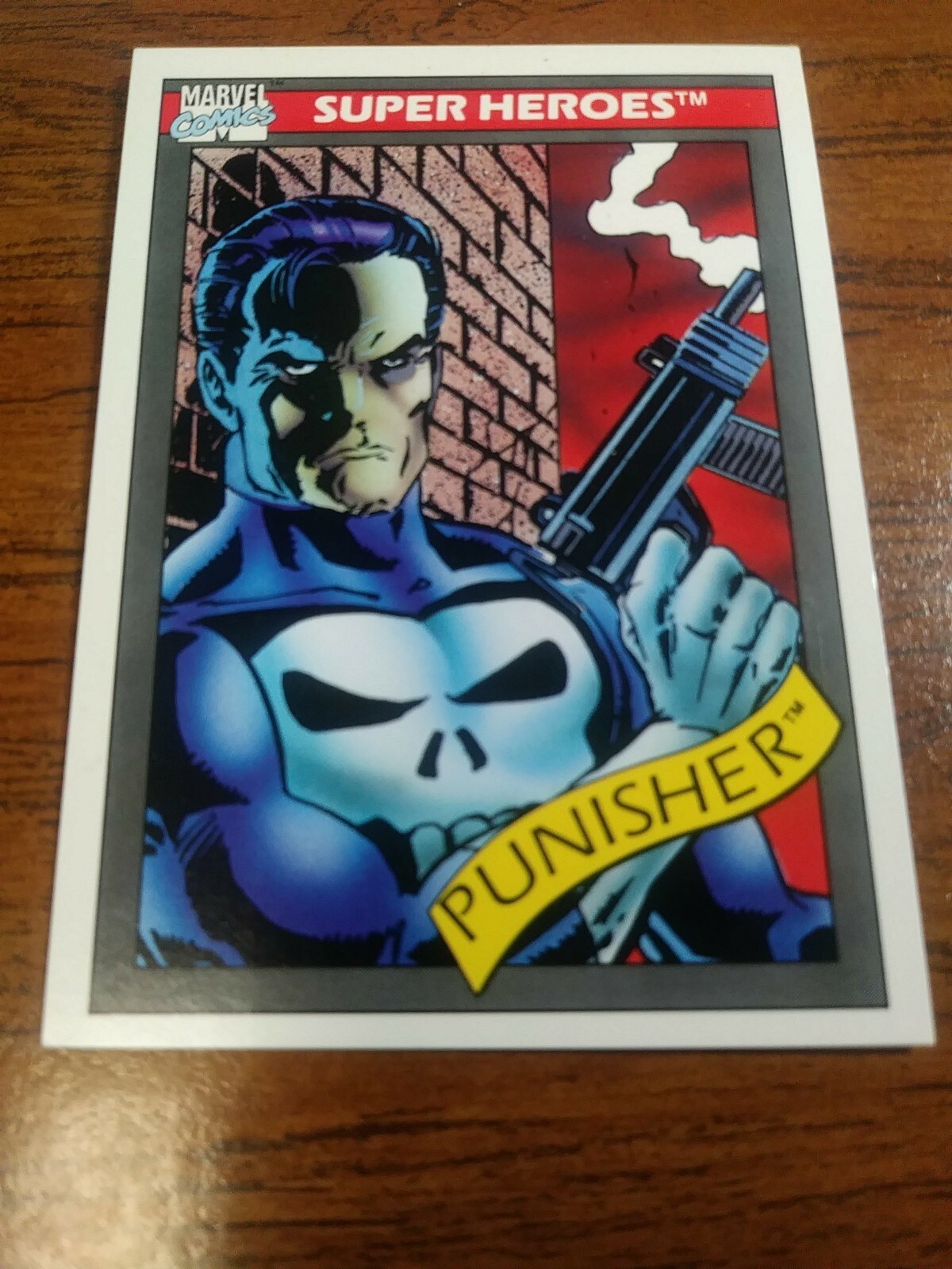 1990 Impel Punisher #47 Rookie Card Marvel Universe Trading Card Series 1 NM RC