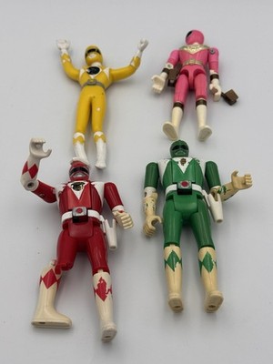 Vintage Might Morphing Power Ranger Morph Action Fighters Mixed Lot - DMG