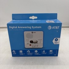 AT T 1740 Digital Answering System With Time and Day Stamp - White