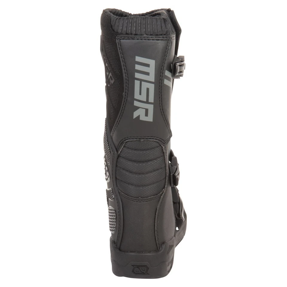 MSR™ Youth M3X Motocross / Dirt Bike Boots Size 4, Black - Изображение 4 из 4
