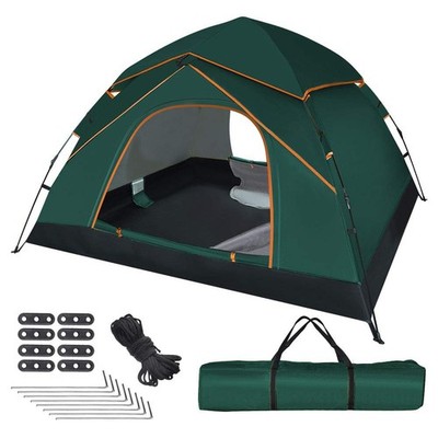 Automatisches Pop Up Zelt für 3-4 Personen, verbessertes Campingzelt wasserdicht