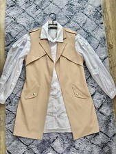 Primark Damen Weste halblang beige Größe 38...