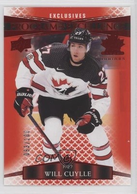 2022 Team Canada Juniors Program of Excellence UD Exclusives Will Cuylle 4et