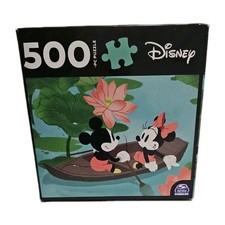 Disney Mickey  Minnie 500 Piece Puzzle Spin Master Jigsaw Puzzle NEW Sealed