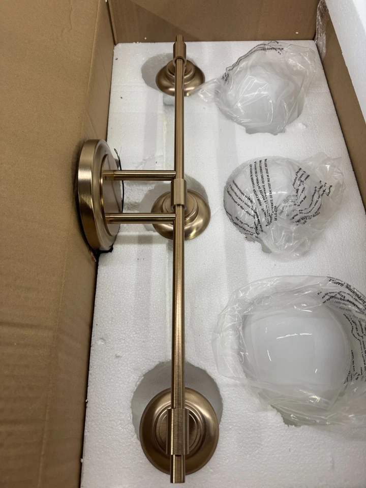 Kichler 55172CPZ Benno 3 Light 25" Wide Vanity Light, Champagne Bronze *USED* - Image 3 of 4