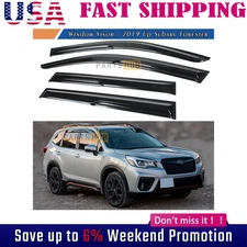 For 2019-2024 Subaru Forester JDM Mugen Style Window Visor Rain Guards