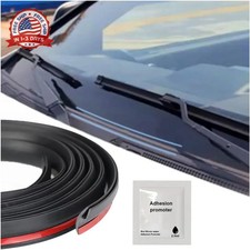 Car Front Windshield Rubber Seal Strip, 1.7M/5.6FT Car Weather Stripping Seal St
