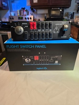Logitech G Saitek Pro Flight Switch Panel - Black (945-000030)
