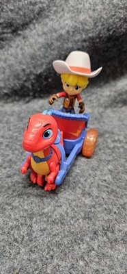 Dino Ranch Dino Riding Adventure Action Pack Jon & Blitz's Chariot Playset Toy