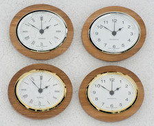 Caravan Clock, Motorhome Clock, Oval Clock, Choice of Bezel Colour & Dial.