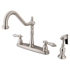 Kingston Brass KB175.ALBS Heritage 1.8 GPM Standard Kitchen - Nickel